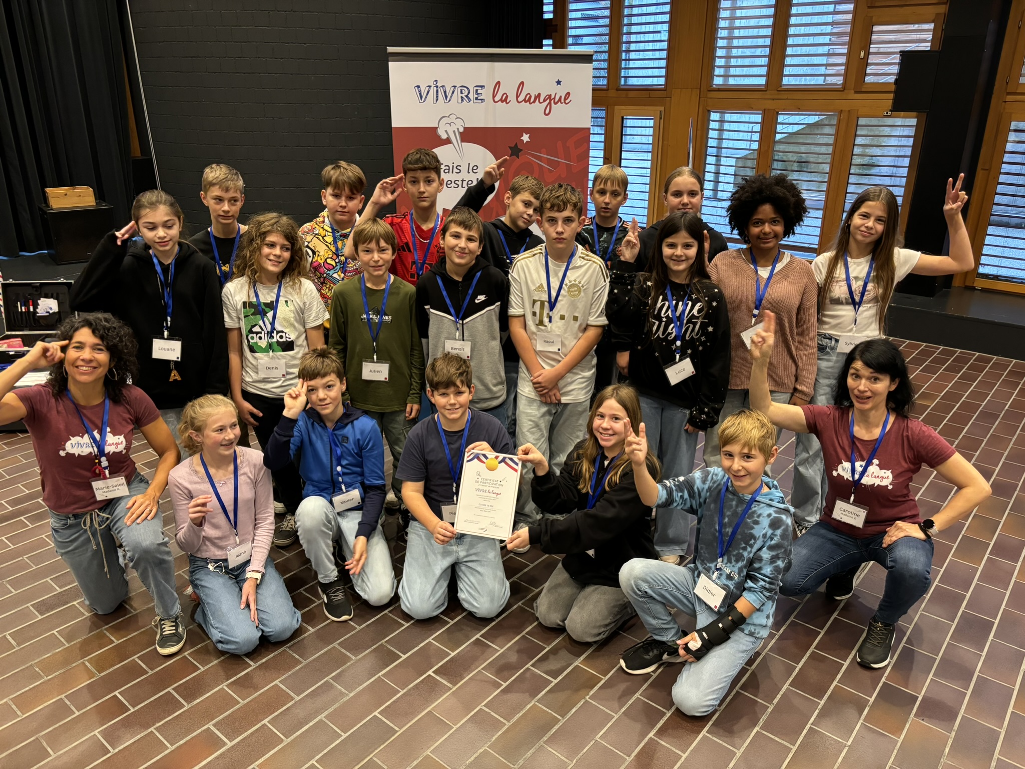 VIVRE LA LANGUE WORKSHOP